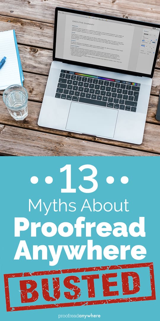 Students have seen some incredible results from the course, and court reporters nationwide have said some awesome things about the proofreaders trained by my program. Here are 13 myths about Proofread Anywhere - Busted! 
