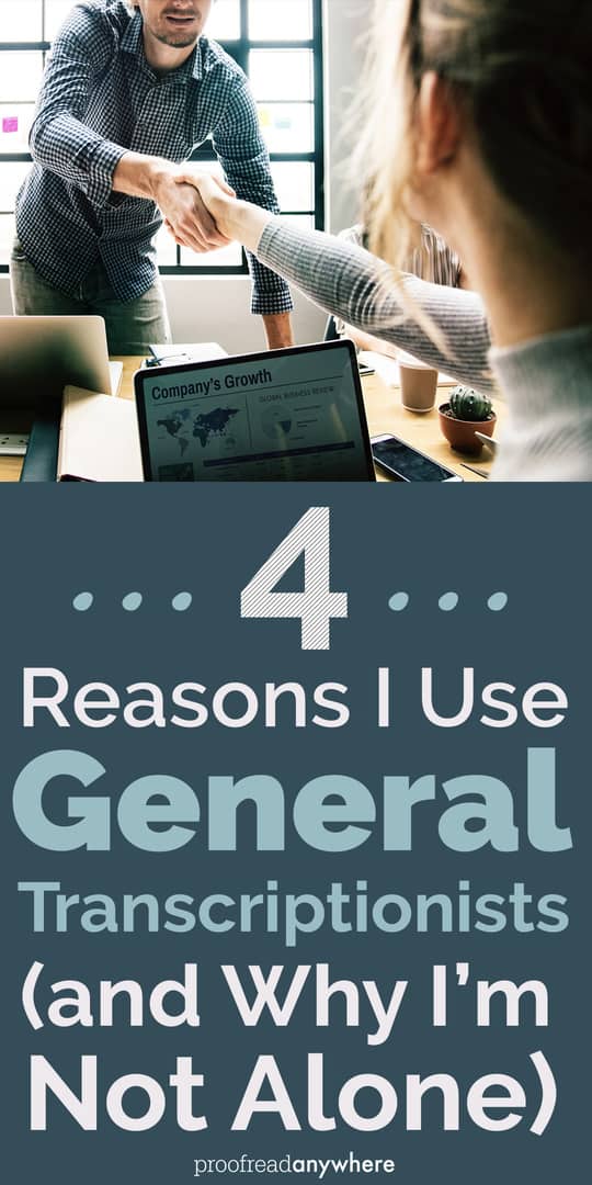 Bloggers of all shapes and sizes use general transcriptionists to help them create blog posts. I'm living proof! Check out my four reasons why I use general transcriptionists and some information about who else uses them...