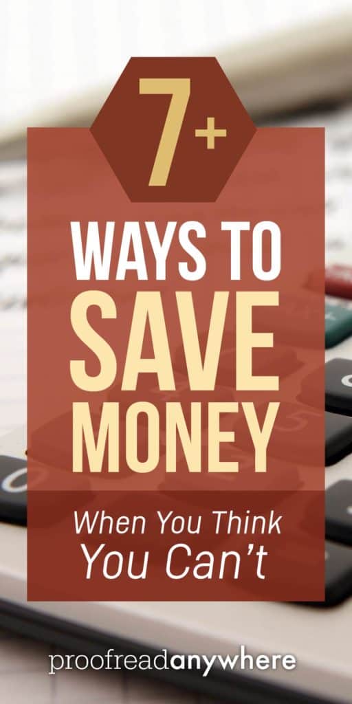 Think you can't save money? Yes, you can!