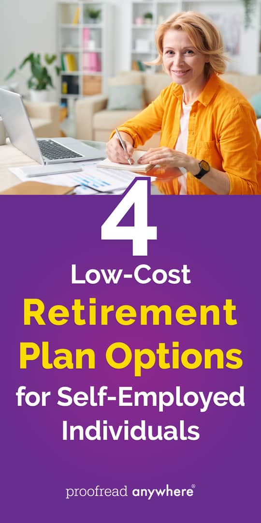 Smart retirement plan options for self-employed people