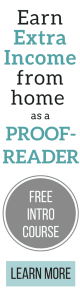 Earn extra income from home as a proofreader -- free intro course