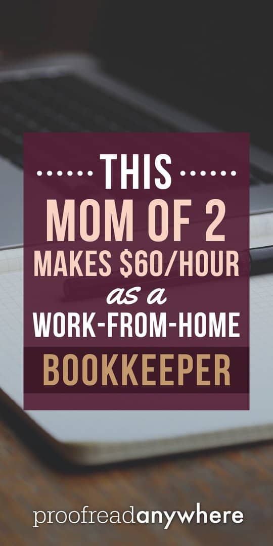 Callie is living the dream as a work-from-home bookkeeper!