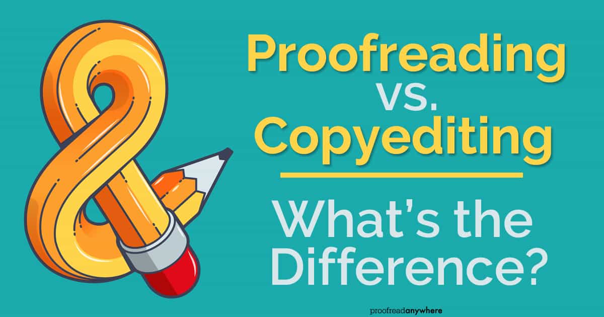 online proofreading and copyediting