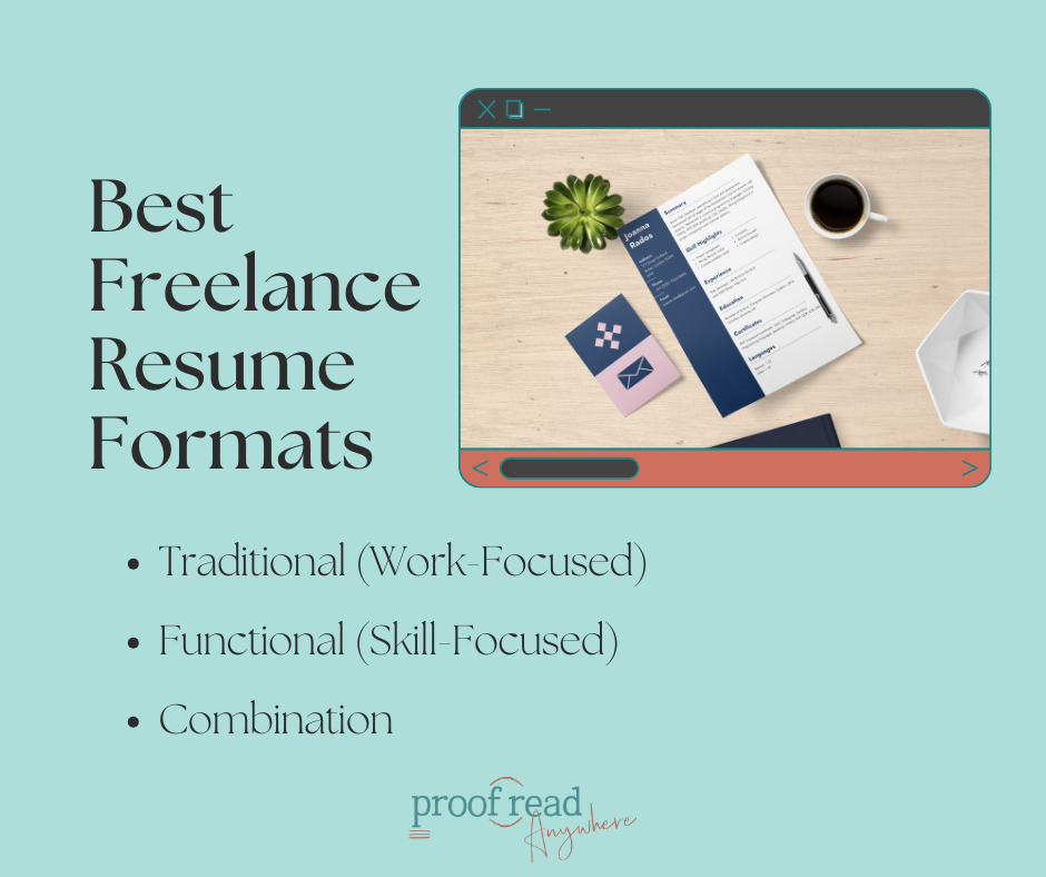 Best freelance resume formats