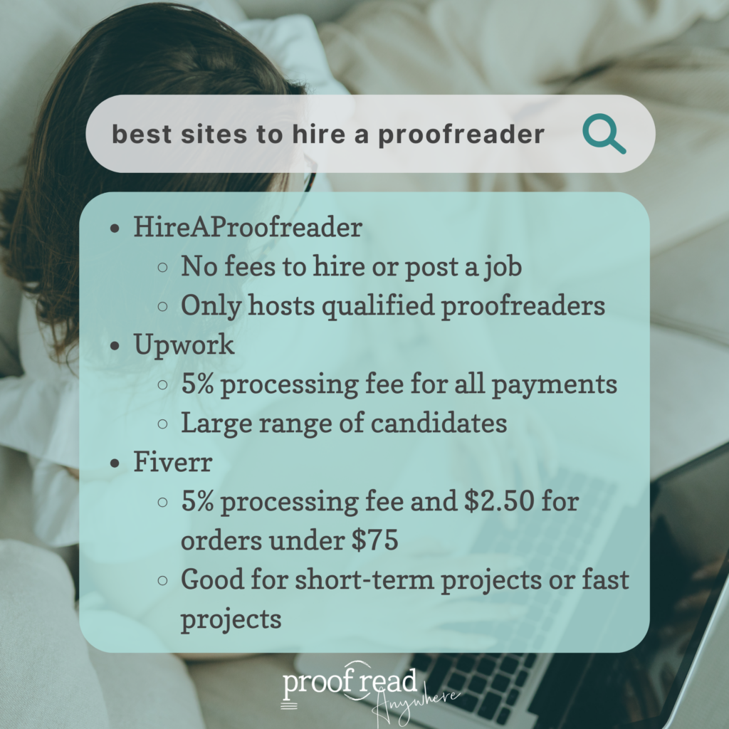 best sites to hire a proofreader