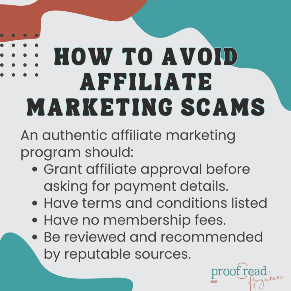 How to Avoid Affiliate Marketing Scams